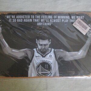 8"X12"  Metal Sign KLAY WALKER of the GOLDEN STATE WARRIORS New / Sealed
